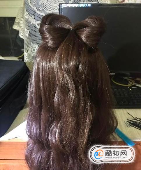 扎美丽的古装头发优质